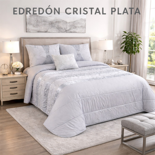 EDREDON CRISTAL 3 COJINES