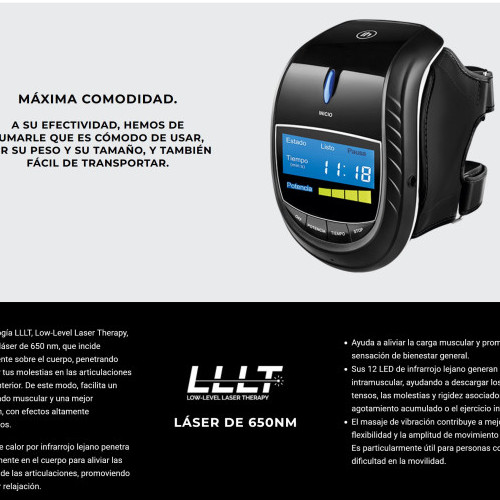 MASAJEADOR LH LÁSER DE RODILLA