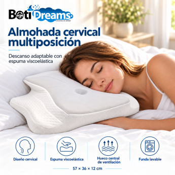 ALMOHADA ERGONÓMICA VISCO