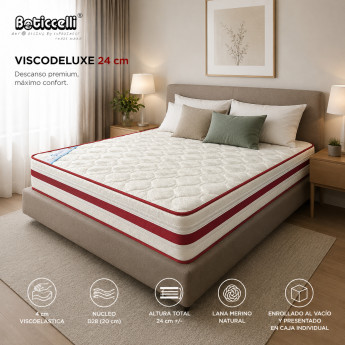 COLCHÓN VISCODELUXE 24 CM
