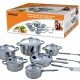 BATERIA DE COCINA 15 PCS INOX